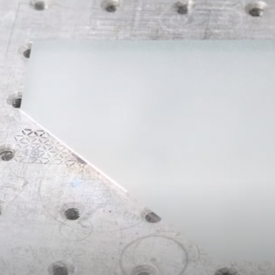 UV laser engraving Glass Frosting