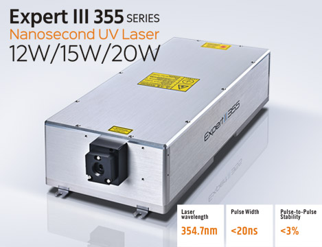 Expert III 355 Ultrastabiler Nanosekunden-UV-Laser 10W12W15W
