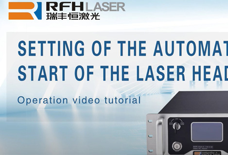 Schalten Sie den automatischen Start des RFH UV-Lasers aus
