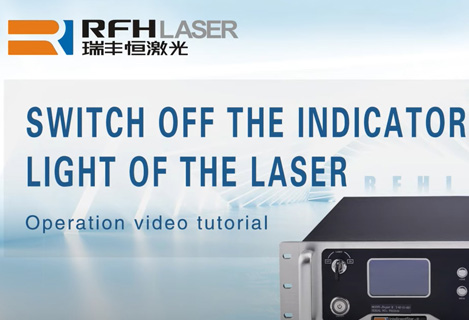 Schalten Sie die Kontrollleuchte des RFH UV-Lasermoduls aus