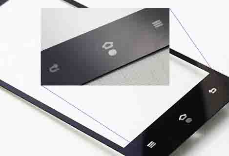 UV-Laserdioden-Markierungs-Handy-Bildschirm, geschnittene Displayschutzfolie