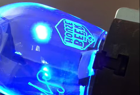 RFH wassergekühlter DPSS UV Nanosekunden-Lasergravur-Glasbecher