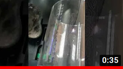 Glas wird am besten mit einem UV-Laser der Marke RFH markiert