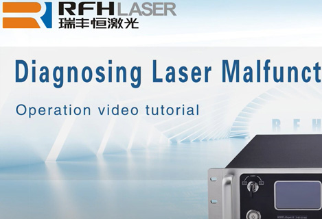 Diagnose einer Laserfehlfunktion der UV-Laser von RFH Industrial