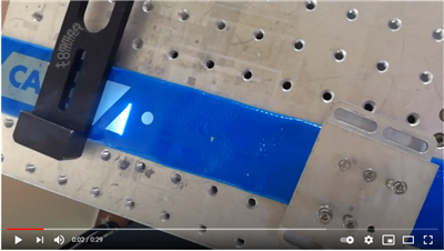 DPSS Festkörper-UV-Laser zum Oberflächen-Peeling auf Kunststoff