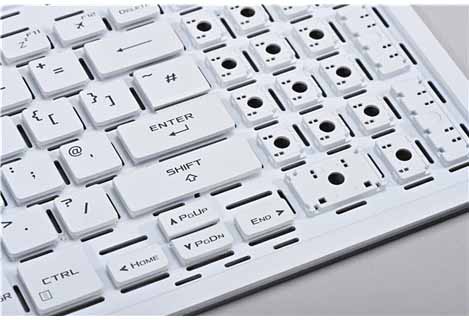 Infrarotlaser wenig thermischer Einfluss, abblätternde Farbe Tastatur ohne verformt