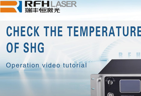 Überprüfen Sie die SHG-Temperaturregelung des wassergekühlten RFH-UV-Lasers