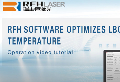 Die UV-Lasersoftware von RFH optimiert die LBO-Temperatur