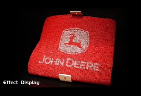 Lasermarkierung auf Textilene PVC-PET-Gewebe