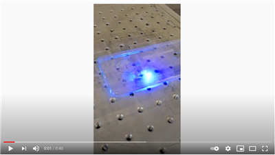 3W 5W UV-Lasermarkierungsmuster auf Kunststoff-Telefonhülle