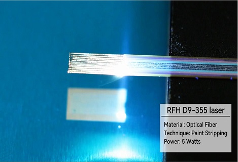 RFH D9 UV-Laser, leicht zu entfernende Glasfaserbeschichtungen, wodurch Ihr Prozess präziser und effizienter wird.